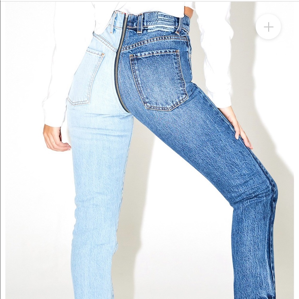 High wasted jean ankle and cropped style